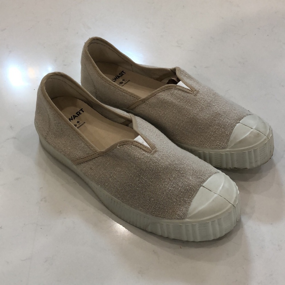 Spalwart Off-White Special V Slip-On Sneakers cotton linen women's size euro 41 - Picture 2 of 7